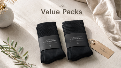 Compression Socks Value Packs (2-Pair Sets)